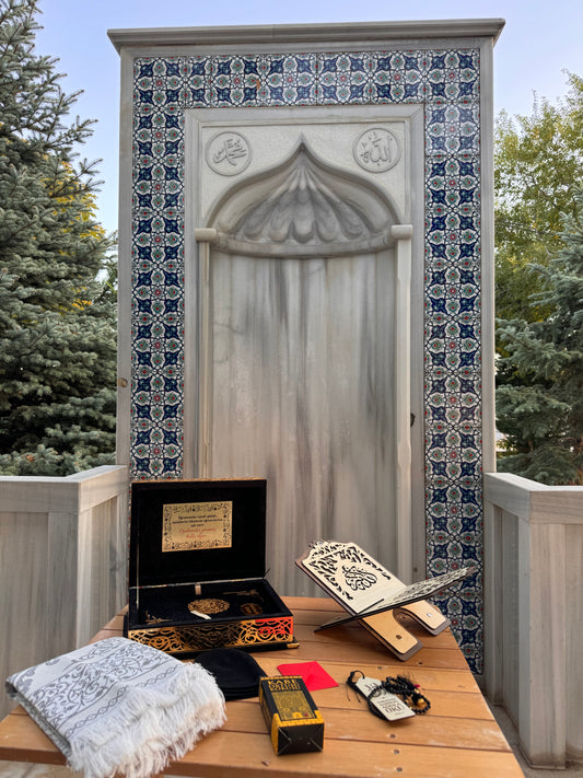 Çift sandıklı Kur'an-ı Kerim - Pembe